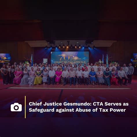 cta.judiciary|Chief Justice Gesmundo: CTA Serves as Safeguard against .